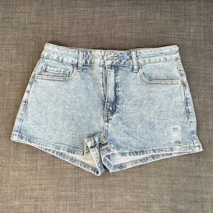 SO High Rise Shortie Jean Shorts